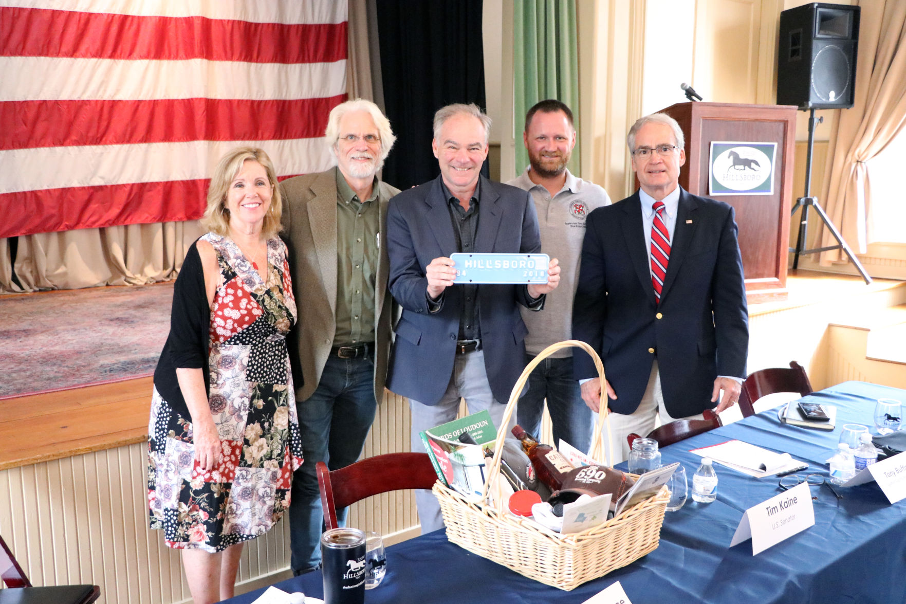Kaine's Loudoun County visit | Town of Hillsboro Roundtable